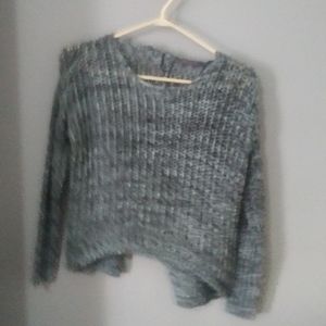 Light blue sweater zipper back!